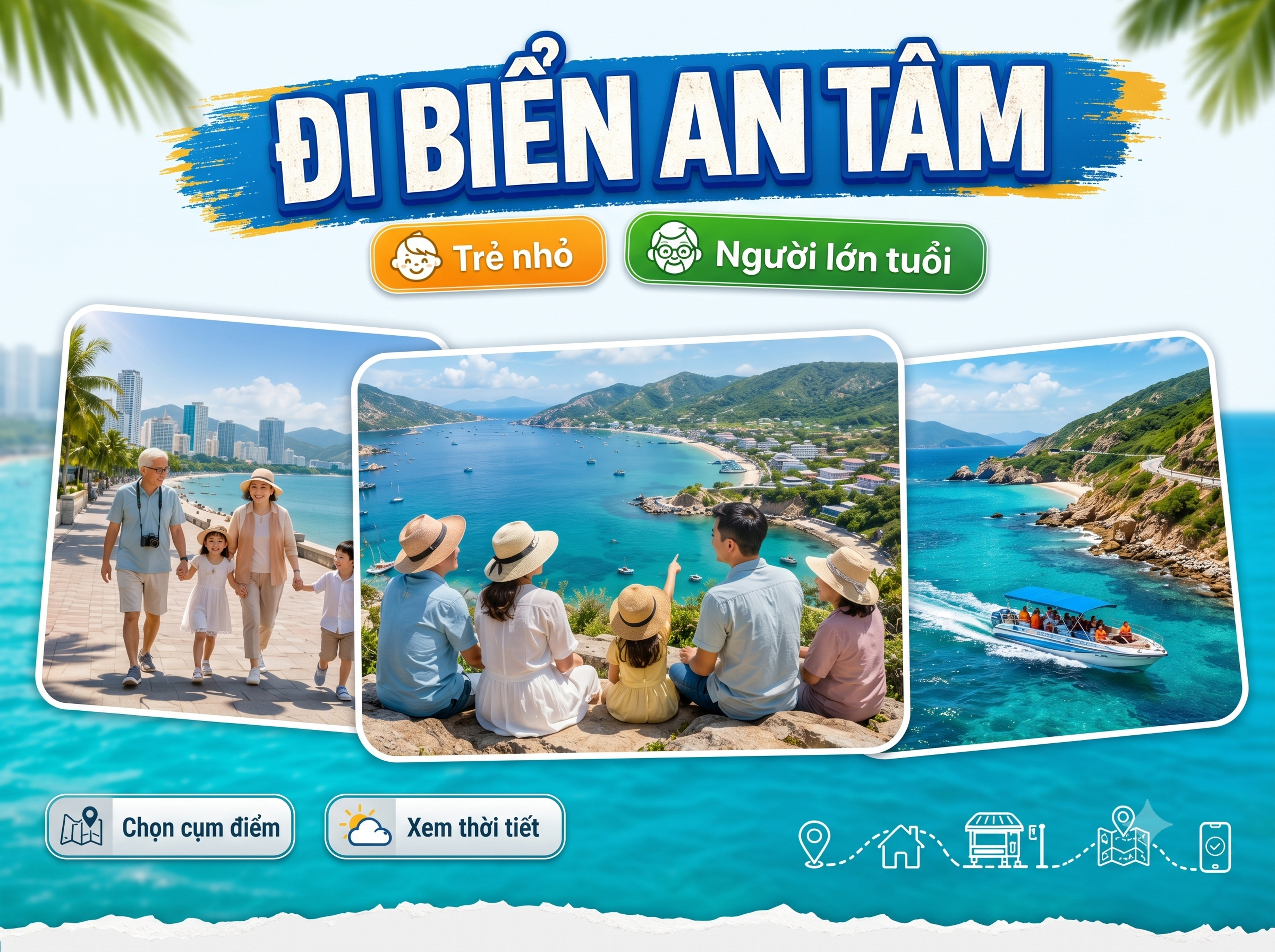 Du lịch biển đảo cùng trẻ nhỏ hoặc người lớn tuổi cần chuẩn bị gì? - Hình 1