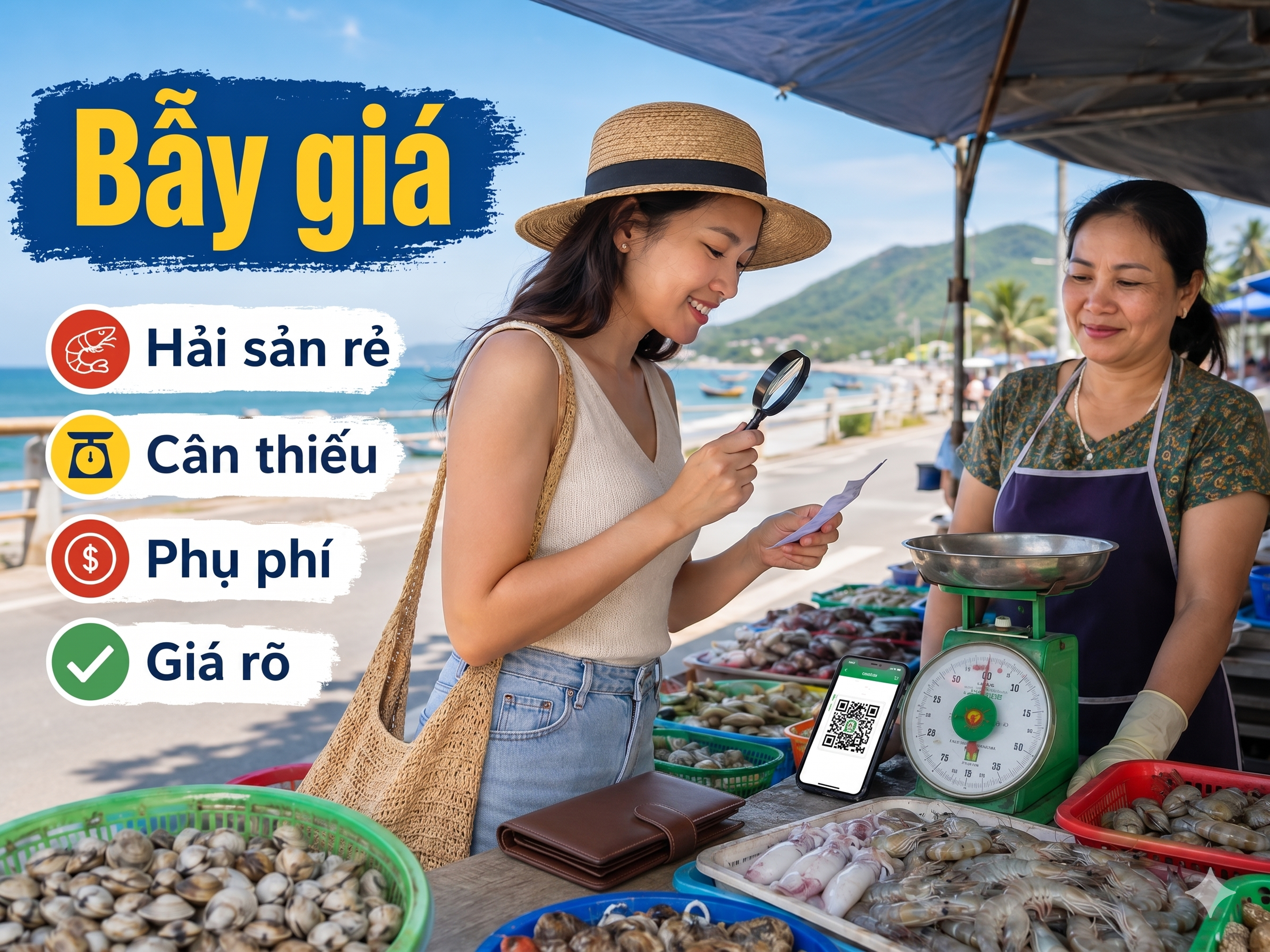 Tránh bẫy 'hải sản giá rẻ' ven đường - Hình 1