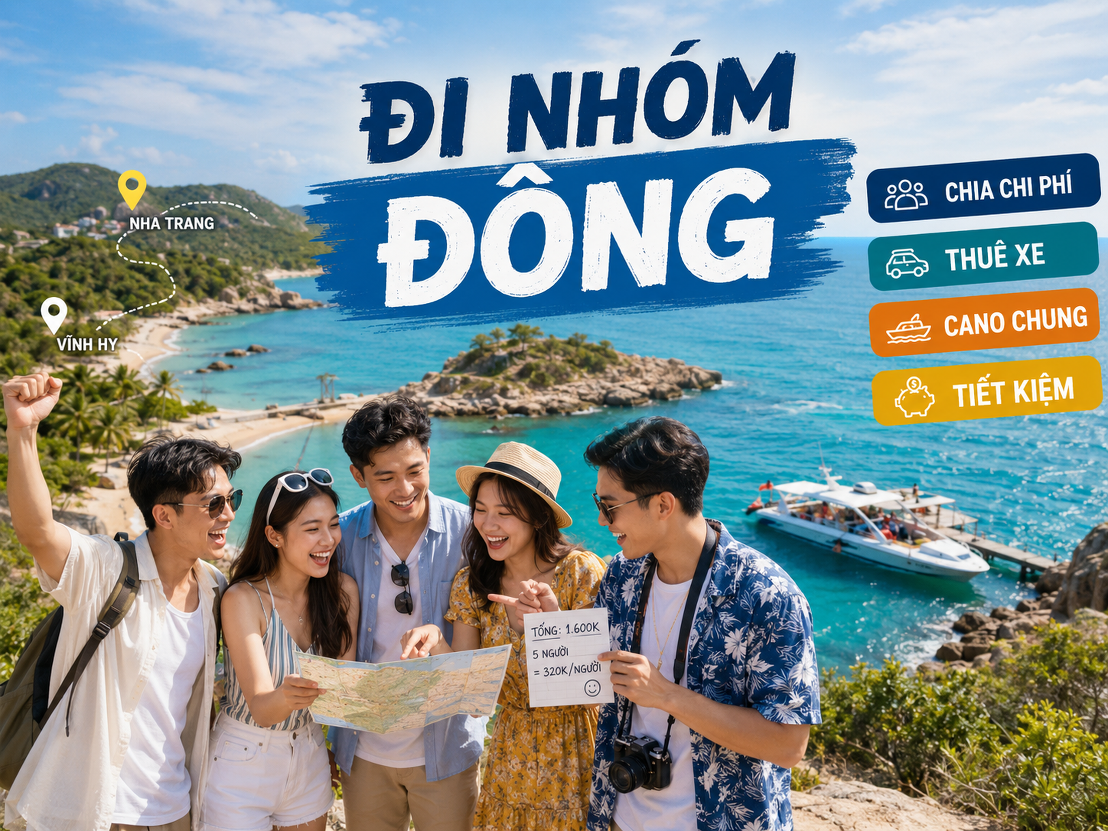 Traveling in a large group: How to split costs for your Khanh Hoa trip - Hình 1