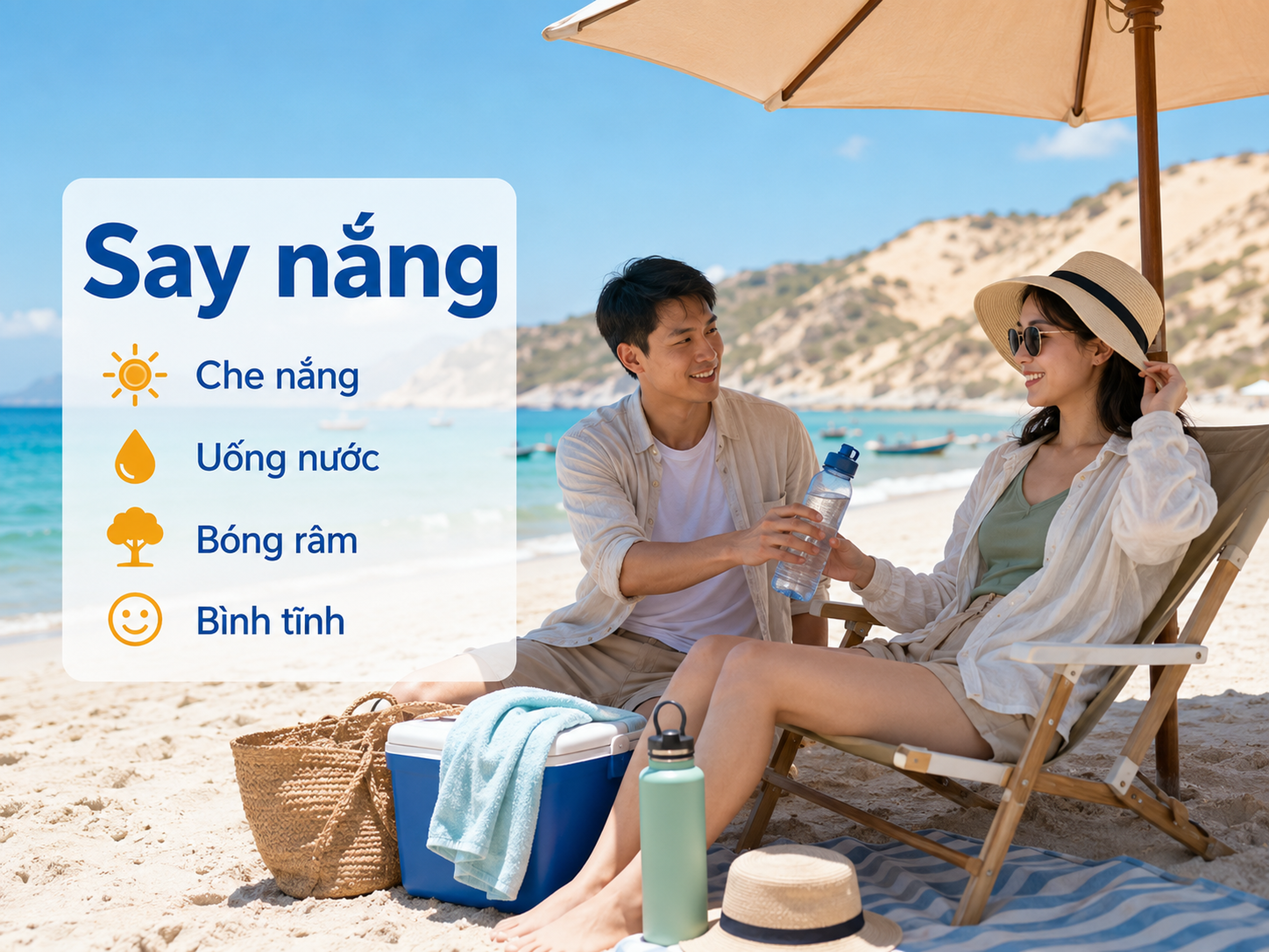 Sunstroke and heatstroke: Prevention tips for beaches and sand dunes - Hình 1