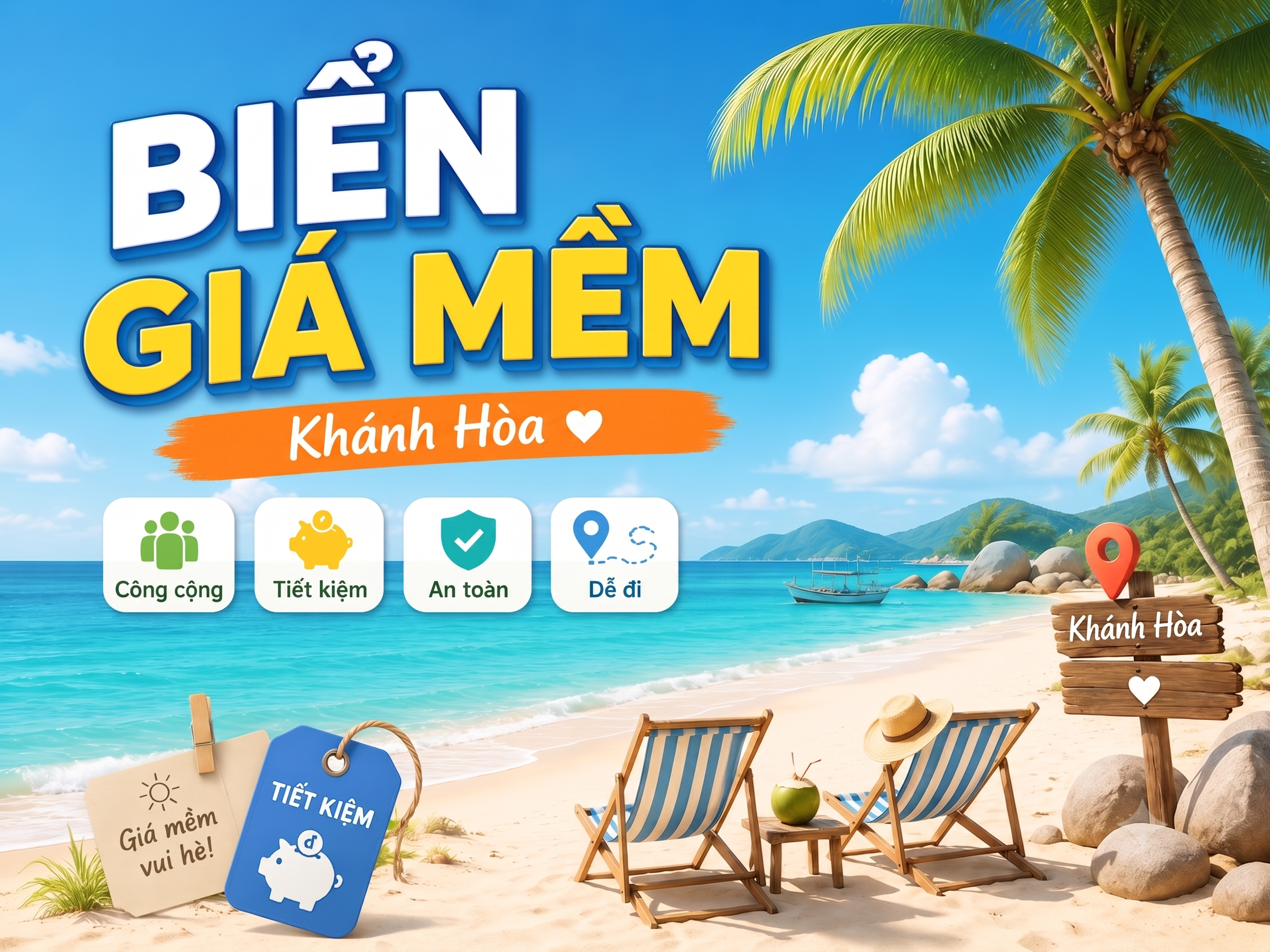 庆和省的高性价比海滩 - Hình 1