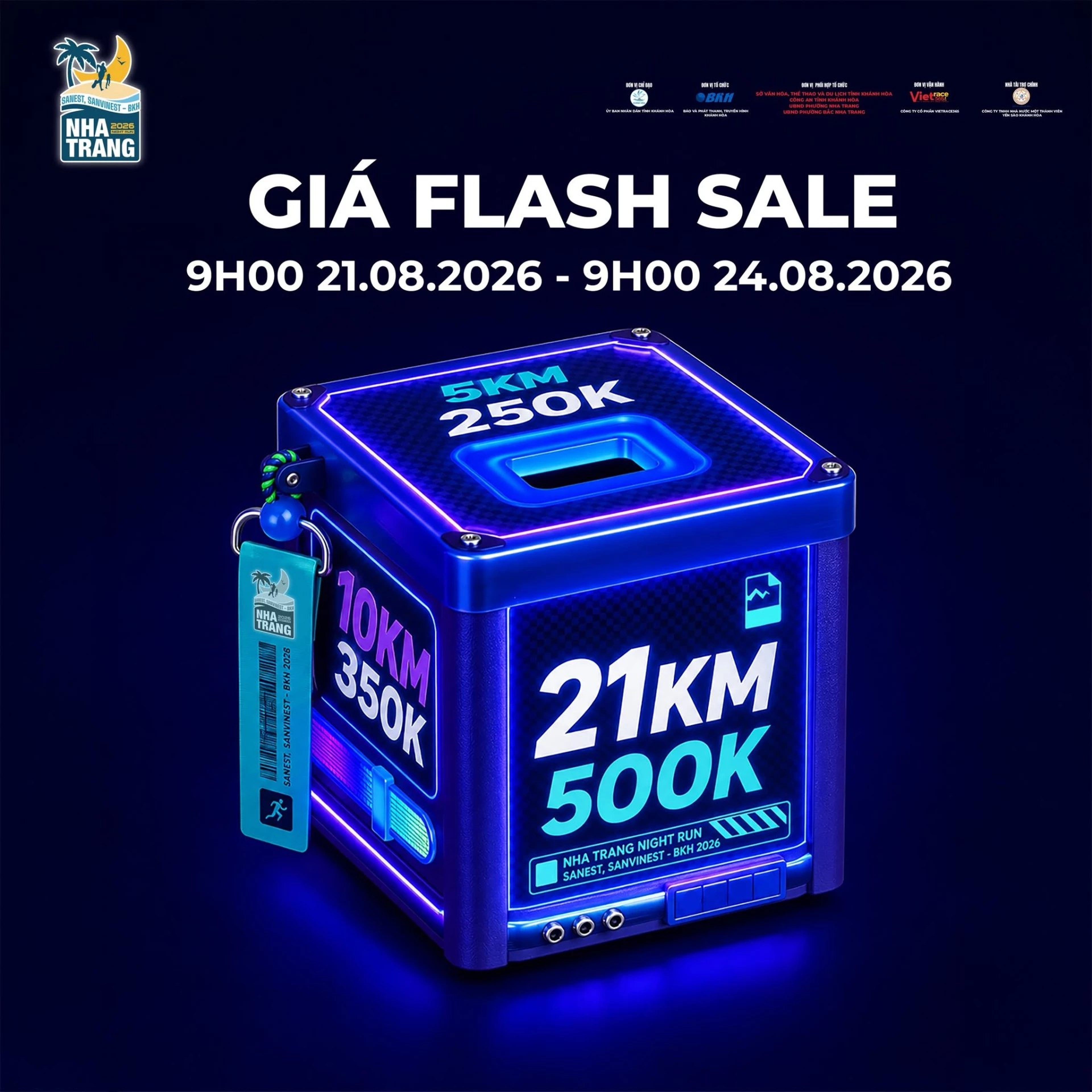 9 giờ sáng nay (21-8): Nha Trang Night Run Sanest, Sanvinest - BKH 2026 mở cổng đăng ký - Hình 2