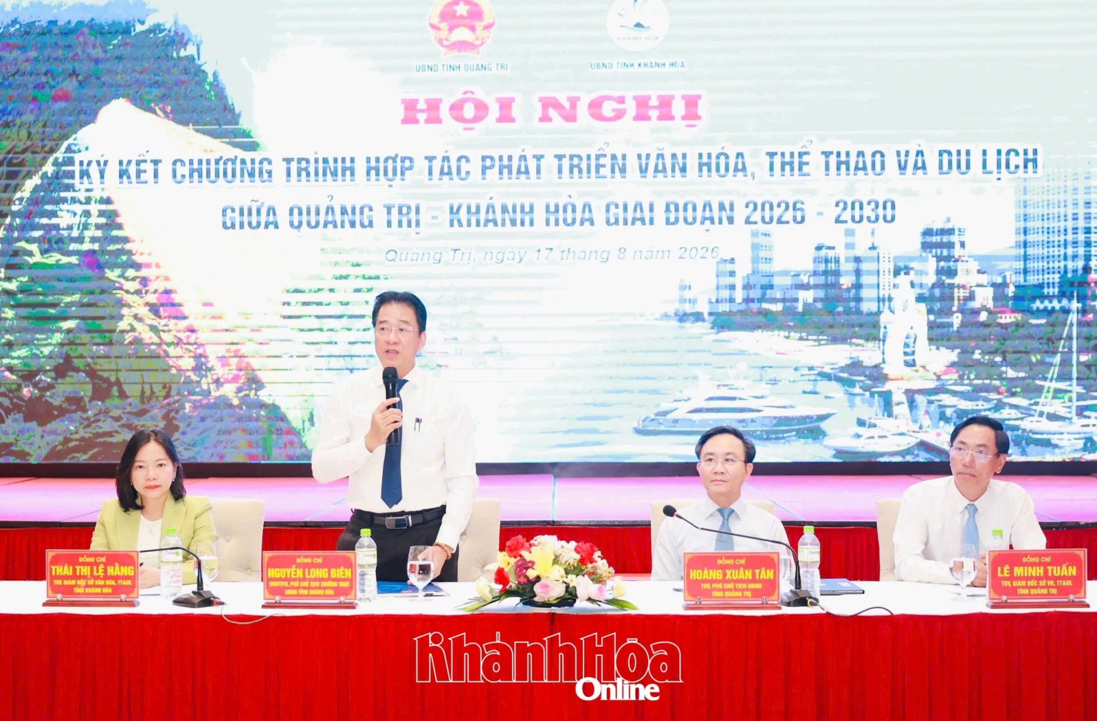 Quảng Trị - Khánh Hòa đẩy mạnh hợp tác văn hóa, thể thao và du lịch - Hình 1