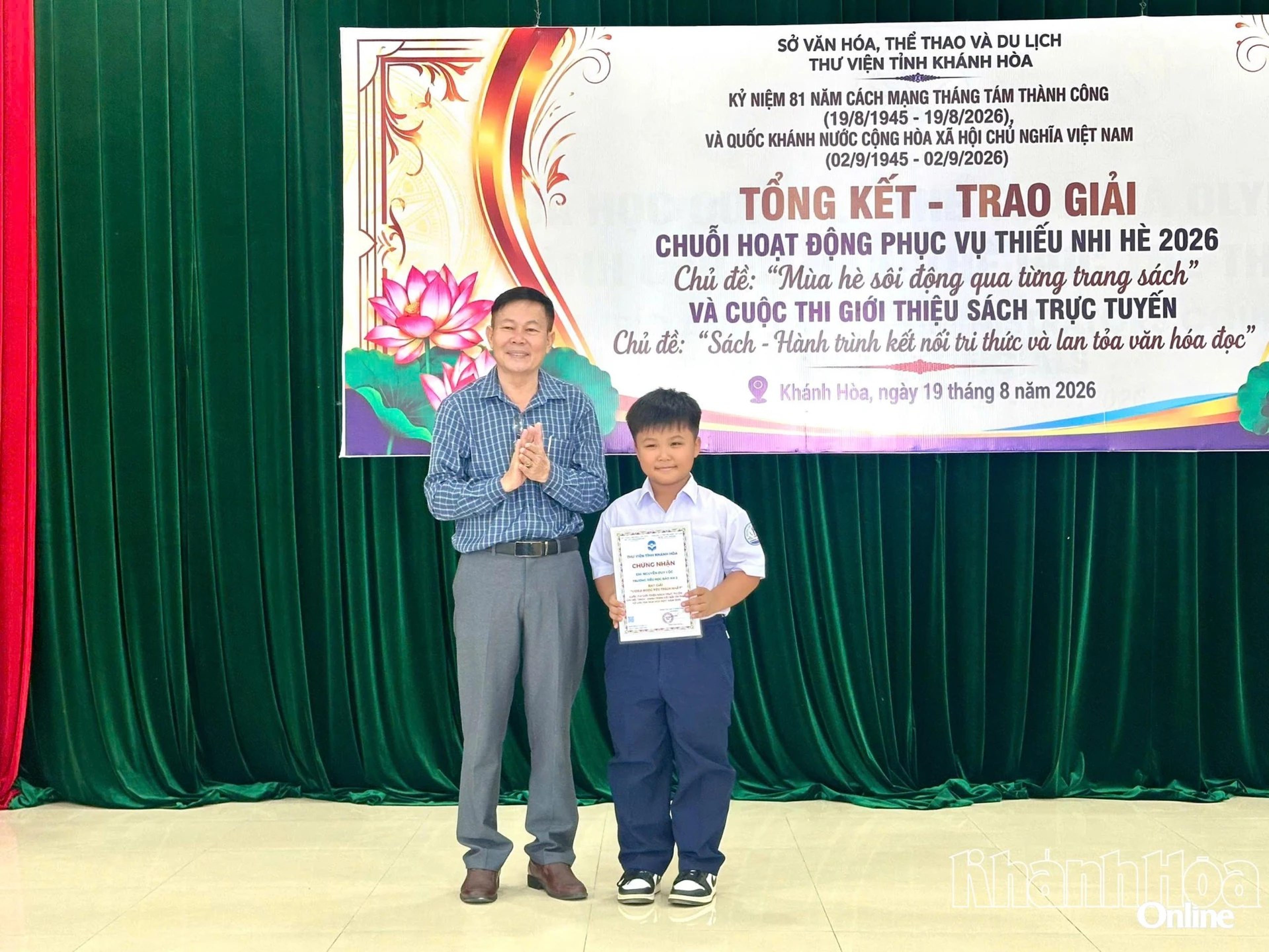 Thư viện tỉnh Khánh Hòa trao giải chuỗi hoạt động phục vụ thiếu nhi hè 2026 - Hình 3