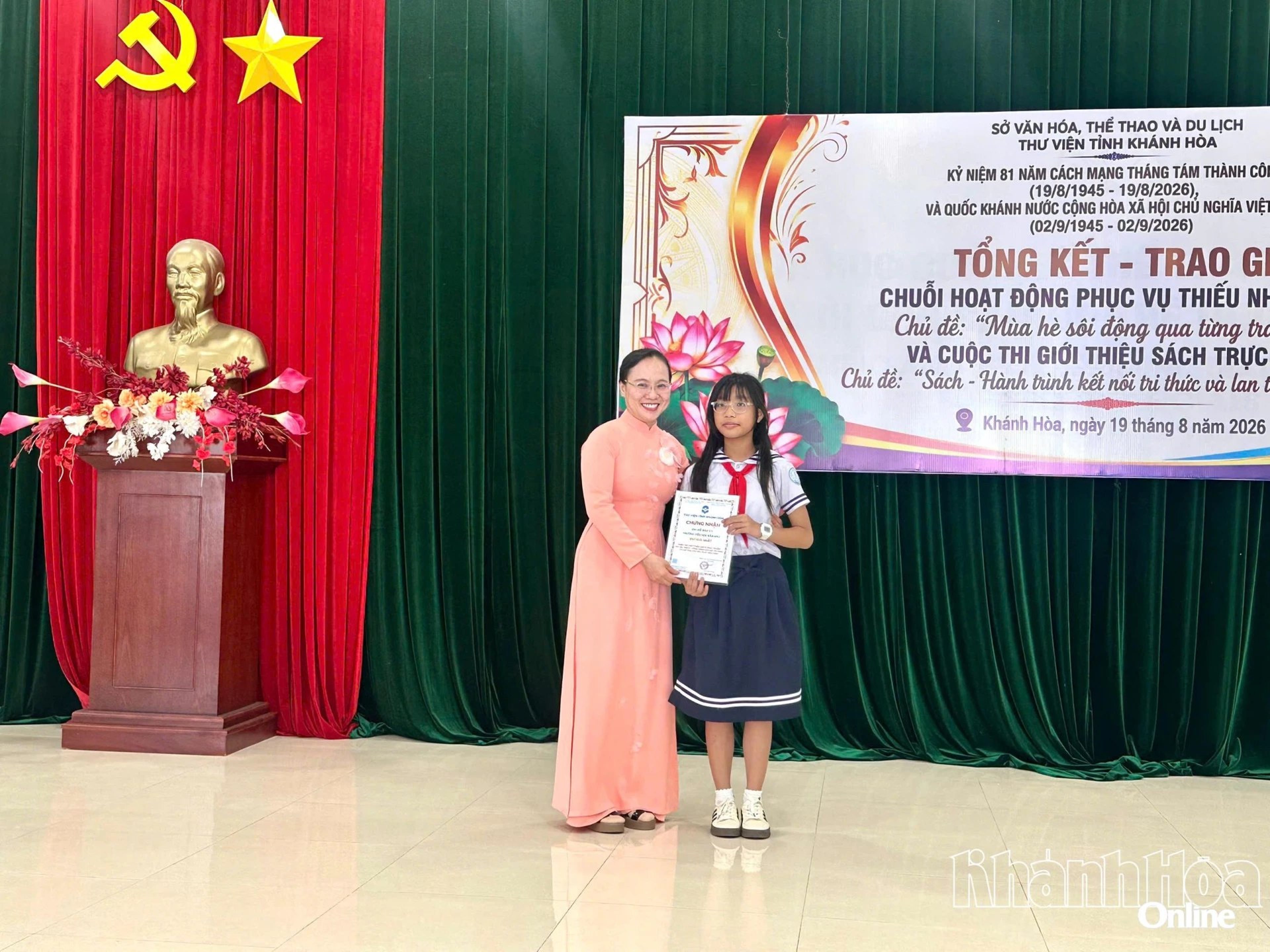 Thư viện tỉnh Khánh Hòa trao giải chuỗi hoạt động phục vụ thiếu nhi hè 2026 - Hình 2